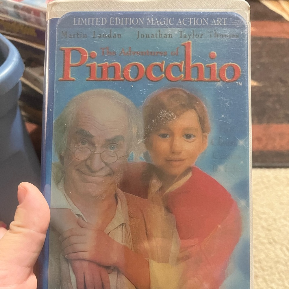 Limited edition magic art Pinocchio vhs tape